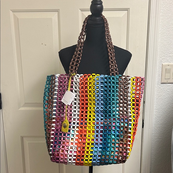Kurt Geiger Handbags - Kurt Geiger London Beaded Kensington Shopper with dust bag, New with tags